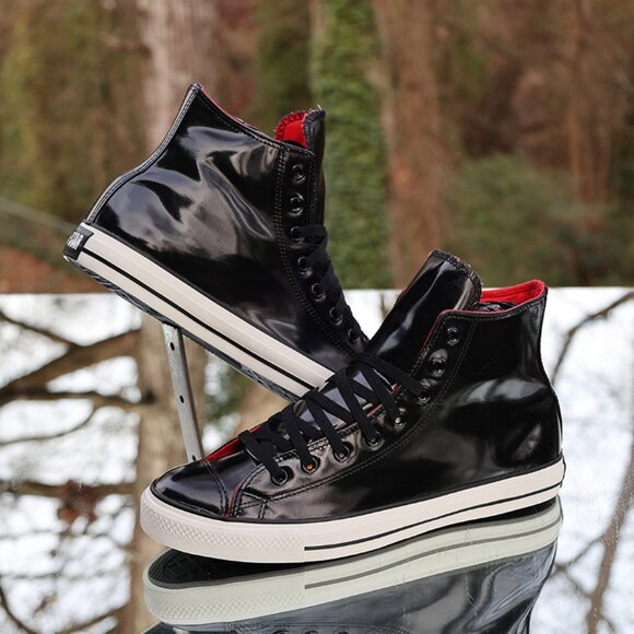 Converse Chuck Taylor All Star Hi Black Patent 2004 - Picture 4 of 14